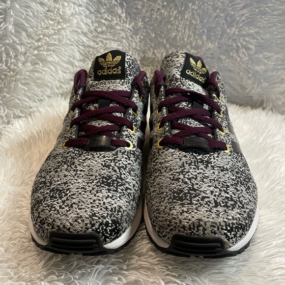Adidas ZX Flux Torsion Running Sneaker Purple Gray And Gold. Women’s 6.5. - Picture 2 of 6
